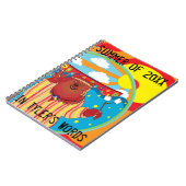 Personalisieren Sie dieses Happy Camper Bear Note  Notizblock (Linke Seite)