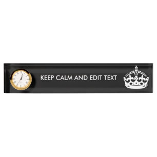 Personalisieren Sie dieses Keep Calm und Ihren Tex Namensplakette