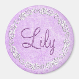 Personalisieren Sie dieses Lila Namensmagazin Magnet