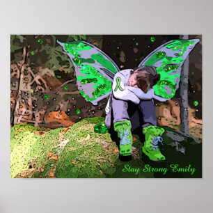 Personalisieren Sie dieses Lyme Disease Warrior Pl Poster