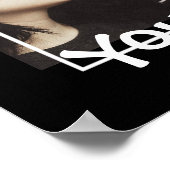 Personalisieren Sie dieses Poster "Liebe" mit Ihre (Ecke)