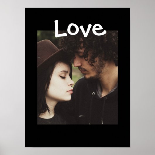 Personalisieren Sie dieses Poster "Liebe" mit Ihre (Vorne)