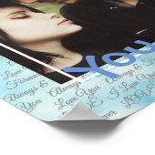 Personalisieren Sie dieses Poster "Liebe" mit Ihre (Ecke)