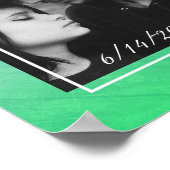 Personalisieren Sie dieses " Poster mit Ihrem Bild (Ecke)