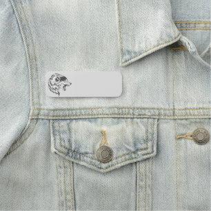 Personalisieren Sie dieses Wolf Grafik Kunst Tier Namensschild