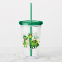 Personalisieren Sie Dino Acrylic Tumbler