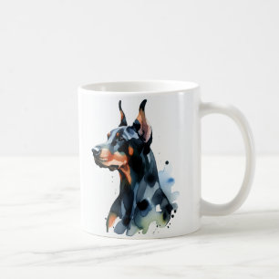 Personalisieren Sie Dobermann Cute Kaffeetasse