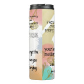 Personalisieren Sie Ehefrau Mama Nurse RN Tägliche Thermosbecher (Rückseite)