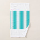 Personalisieren Sie ein Aquamarin gestrichenes Hoc Badhandtuch Set (Handtuch)