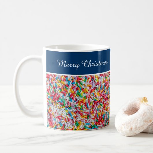Personalisieren Sie ein edles Weihnachtsfest für S Kaffeetasse (Mit Donut)