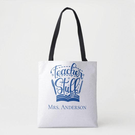 Personalisieren Sie ein Geschenk für Lehrer Tasche (Vorderseite)