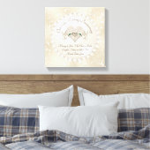 Personalisieren Sie ein Geschenk zum 30. Hochzeits Leinwanddruck (Insitu (Schlafzimmer))