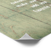 personalisieren Sie ein individuelles Poster mit e (Ecke)