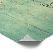 personalisieren Sie ein individuelles Poster mit e (Ecke)