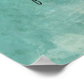 personalisieren Sie ein individuelles Poster mit e (Ecke)