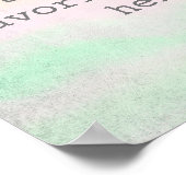 personalisieren Sie ein individuelles Poster und f (Ecke)