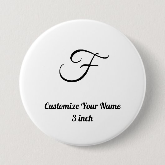 Personalisieren Sie einfache benutzerdefinierte 3- Button (Vorderseite)