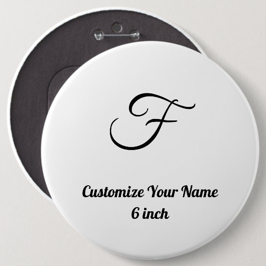 Personalisieren Sie einfache benutzerdefinierte 6 Button (Vorne & Hinten)