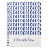 Personalisieren Sie einfache Minimalistische Ölfar Notizblock (Vorderseite)