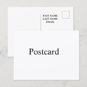 personalisieren Sie einfaches Benutzerdefiniertes Feiertagspostkarte