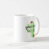 Personalisieren Sie es!! Custom Cactus Themed Coff Kaffeetasse (VorderseiteRechts)