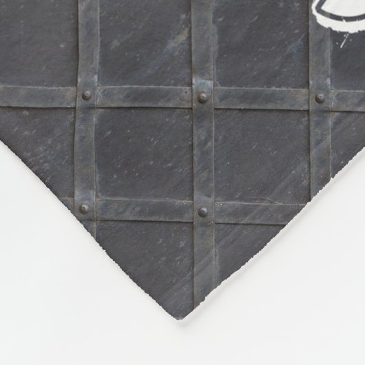 Personalisieren Sie es - Diamantenmuster aus Eisen Fleecedecke (Ecke)