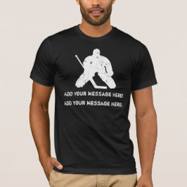 Personalisieren Sie es, Hockey Goalie T-Shirt