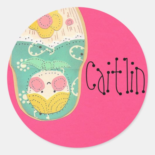 Personalisieren Sie es Matryoshka Stickers (Vorderseite)