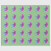 Personalisieren Sie es Unisex Baby Feet Flat Icon Geschenkpapier (Flach)