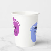 Personalisieren Sie es Unisex Baby Feet Flat Icon Pappbecher (Links)