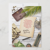 Personalisieren Sie Extravagante Adventurer Theme  Einladung (Rückseite)