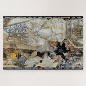 Personalisieren Sie Familienname Weihnachtsgeschen Puzzle (Horizontal)