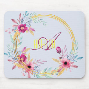 Personalisieren Sie farbenfrohe Bouquet Mousepad