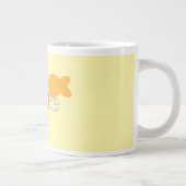 Personalisieren Sie Fischgelb Jumbo-Tasse (Rechts)