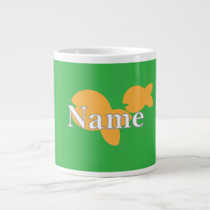Personalisieren Sie Fish Brt Green Jumbo-Tasse