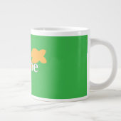 Personalisieren Sie Fish Brt Green Jumbo-Tasse (Rechts)