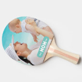 Personalisieren Sie Foto als beste Mama je | Mutte Tischtennis Schläger (Seitenansicht)