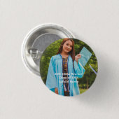 Personalisieren Sie Foto Class Wiedersehen High Sc Button (Vorne & Hinten)