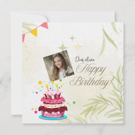 Personalisieren Sie Foto Geburtstags Wünsche Magne