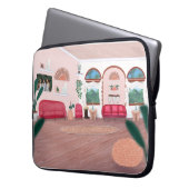 Personalisieren Sie Foto in die Kunst des Wohnzimm Laptopschutzhülle (Vorderseite Links)