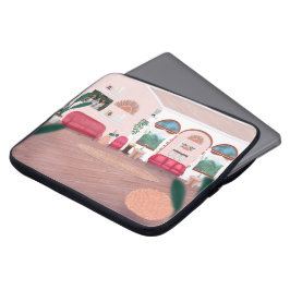 Personalisieren Sie Foto in die Kunst des Wohnzimm Laptopschutzhülle