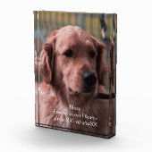 Personalisieren Sie Foto-Pet-Memorial Keepake Fotoblock (Rechts)