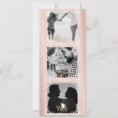 Personalisieren Sie Foto Save the Date-Karte Date (Rückseite)