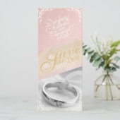 Personalisieren Sie Foto Save the Date-Karte Date (Stehend Vorderseite)