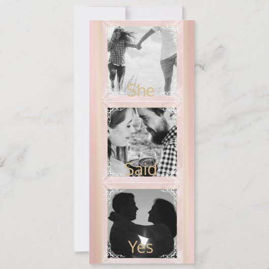 Personalisieren Sie Foto Save the Date-Karte Save The Date (Rückseite)