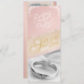 Personalisieren Sie Foto Save the Date-Karte Save The Date (Vorne/Hinten)