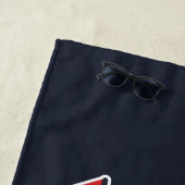 Personalisieren Sie Freunde Lass nicht die besten  Strandtuch (Beispiel)