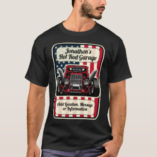Personalisieren Sie Frisierte Auto Garage Custom C T-Shirt