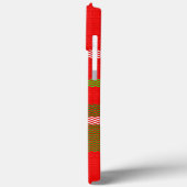 Personalisieren Sie "Frohe Weihnachten" Tartan Kar Case-Mate iPhone Hülle (Rückseite / Links)