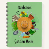 Personalisieren Sie Gardeners Notebook Notizblock (Vorderseite)